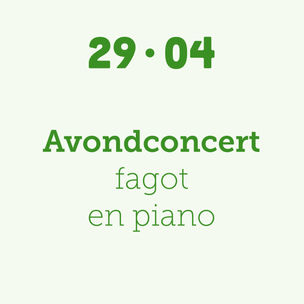 Avondconcert fagot & piano