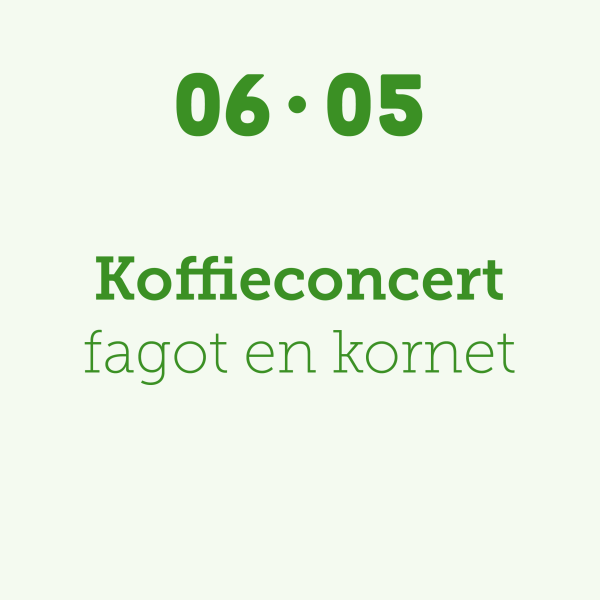 Koffieconcert fagot en kornet